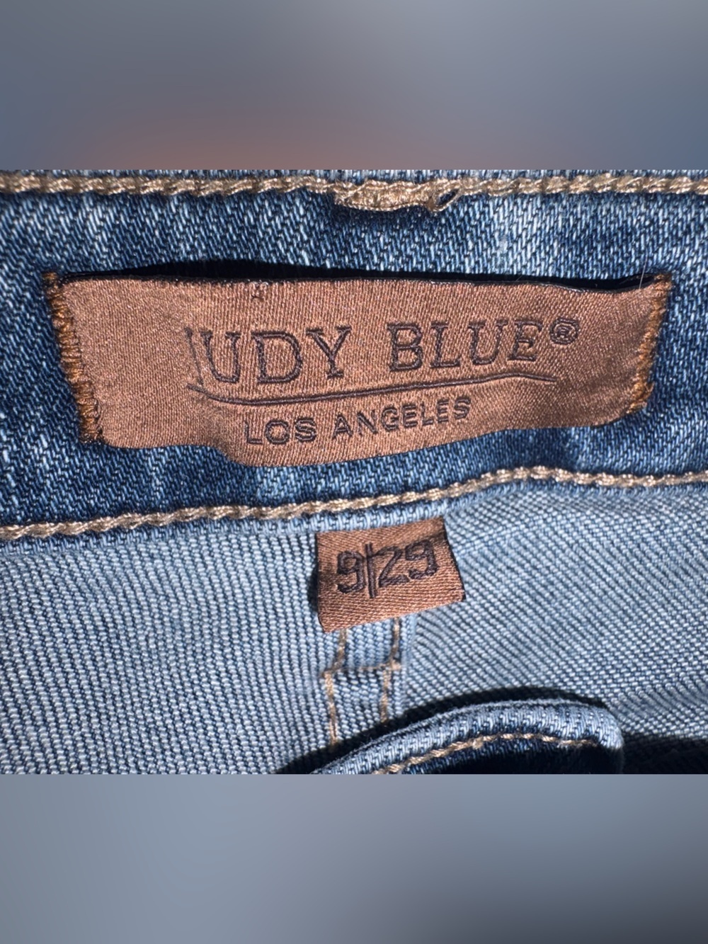 Judy Blue Flare Fit High Rise Jeans Size 9/29 Medium Wash Stretch Western - Picture 5 of 7